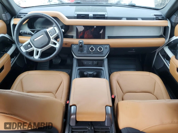 2024 Land Rover Defender S with VIN SALEJ7EX0R2341653, listed as a Copart auction lot 43369635 with Not provided miles and Salvage title. Bid and sale history available at DreamBid. Image 8.