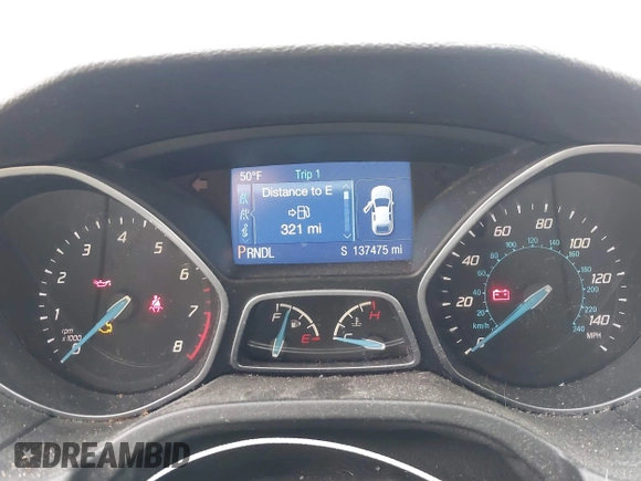 2014 Ford Focus SE with VIN 1FADP3K20EL136640, listed as a IAAI auction lot 42022467 with 137,475 mi miles. Bid and sale history available at carsss.com. Image 7.