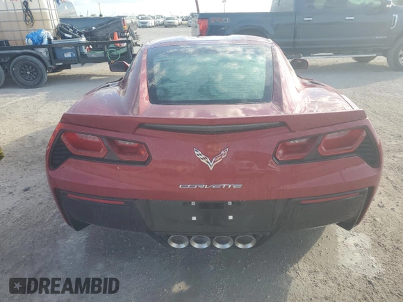 2015 Chevrolet Corvette Z51 2LT z VIN 1G1YJ2D79F5109676, wystawiony jako Copart lot #75952144 z przebiegiem Nie podano mil oraz Szkoda całkowita • Salvage title. Historia ofert i sprzedaży dostępna na DreamBid. Obrazek 6.