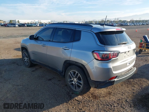 2019 Jeep Compass Altitude with VIN 3C4NJCBB0KT743606, listed as a IAAI auction lot 41468490 with 57,787 mi miles and . Bid and sale history available at DreamBid. Image 3.