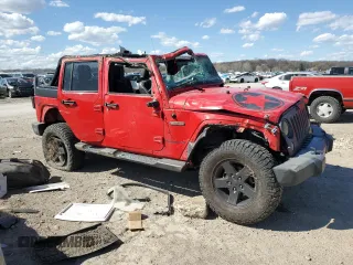 2016 Jeep Wrangler Unlimited Freedom z VIN 1C4BJWDG7GL168548, wystawiony jako Copart lot #49893385 z przebiegiem 107 672 mil mil oraz Szkoda całkowita • Salvage title. Historia ofert i sprzedaży dostępna na DreamBid. Obrazek 4.