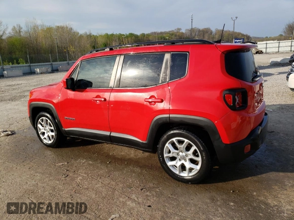 2018 Jeep Renegade Latitude z VIN ZACCJABBXJPH46742, wystawiony jako Copart lot #52825265 z przebiegiem 122 055 mil mil oraz Szkoda całkowita • Salvage title. Historia ofert i sprzedaży dostępna na DreamBid. Obrazek 2.