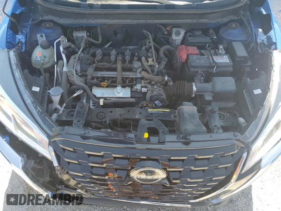 2022 Nissan Kicks S with VIN 3N1CP5BVXNL495027, listed as a Copart auction lot 52143215 with 50,425 mi miles and Salvage Title. Bid and sale history available at DreamBid. Image 12.