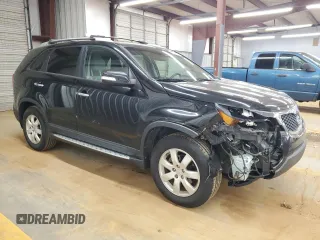 2012 Kia Sorento LX with VIN 5XYKT4A27CG200136, listed as a Copart auction lot 48367015 with 127,974 mi miles and Salvage Title. Bid and sale history available at carsss.com. Image 4.