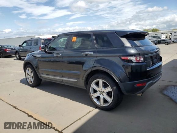 2013 Land Rover Range Rover Evoque Pure Premium with VIN SALVR2BG6DH848207, listed as a Copart auction lot 51190245 with 129,708 mi miles and Clean Title. Bid and sale history available at carsss.com. Image 2.