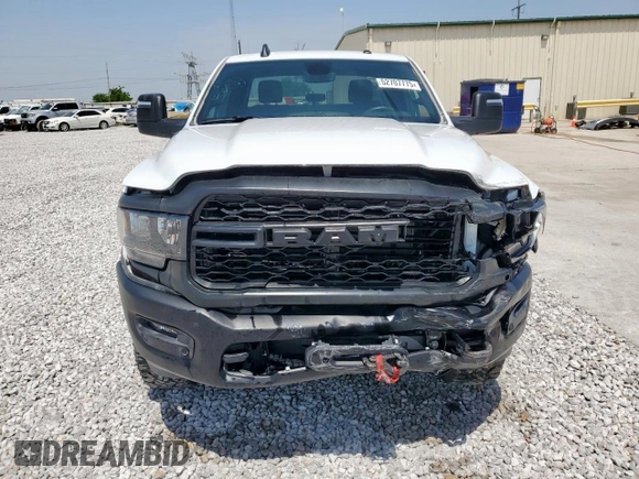 2024 Ram 2500 Tradesman with VIN 3C6TR5CJ9RG349436, listed as a Copart auction lot 52707775 with 3,662 mi miles and Salvage Title. Bid and sale history available at carsss.com. Image 5.