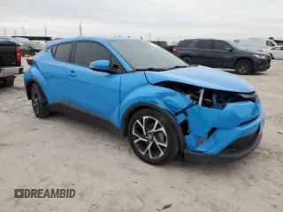 2019 Toyota C-HR XLE with VIN JTNKHMBX6K1054558, listed as a Copart auction lot 45666315 with 111,290 mi miles and Salvage Title. Bid and sale history available at DreamBid. Image 4.