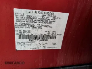 2010 Ford Taurus Limited с VIN 1FAHP2FW9AG145106, выставлен на аукционе Copart как лот 57456955 с пробегом 185 802 миль миль и Списание • Salvage title. История ставок и продаж доступна на DreamBid. Изображение 12.