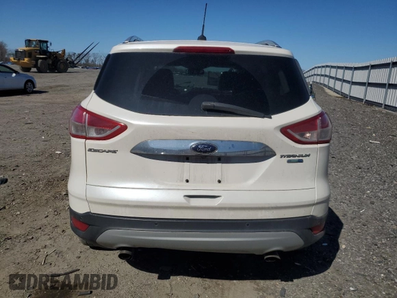 2016 Ford Escape Titanium with VIN 1FMCU9J95GUC74411, listed as a Copart auction lot 50061075 with 198,865 mi miles and Salvage Title. Bid and sale history available at DreamBid. Image 6.