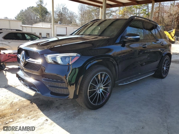 2022 Mercedes-Benz GLE with VIN 4JGFB4JB8NA639848, listed as a Copart auction lot 87728355 with NaN miles and Salvage Title. Bid and sale history available at carsss.com. Image 1.