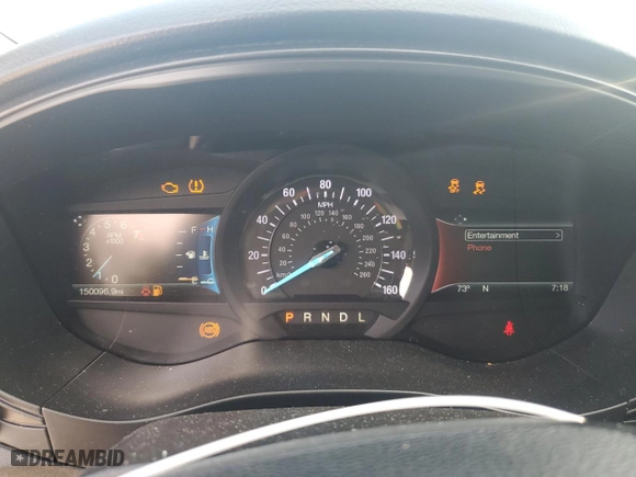 2018 Ford Fusion SE with VIN 3FA6P0H74JR287079, listed as a Copart auction lot 46900725 with 150,096 mi miles and Salvage Title. Bid and sale history available at carsss.com. Image 9.