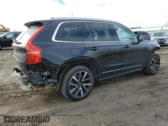 2021 Volvo XC90 Momentum with VIN YV4A22PK7M1753975, listed as a Copart auction lot 39497413 with 20,696 mi miles. Bid and sale history available at carsss.com. Image 3.