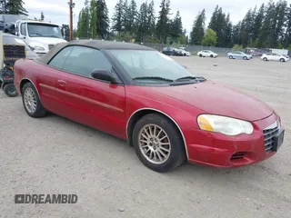 2004 Chrysler Sebring LX with VIN 1C3EL45X74N257888, listed as a IAAI auction lot 42136467 with 116,804 mi miles and . Bid and sale history available at DreamBid. Image 1.