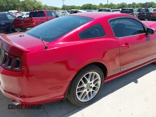 2013 Ford Mustang V6 with VIN 1ZVBP8AM0D5200449, listed as a IAAI auction lot 42046536 with Not Provided miles. Bid and sale history available at carsss.com. Image 4.