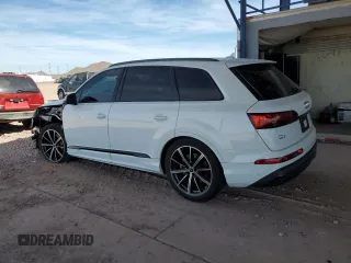2022 Audi Q7 Prestige with VIN WA1VXBF73ND014986, listed as a Copart auction lot 45698425 with 22,181 mi miles and Salvage title. Bid and sale history available at DreamBid. Image 2.
