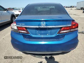 2014 Honda Civic LX with VIN 2HGFB2F53EH511953, listed as a Copart auction lot 52161865 with 102,871 mi miles and Salvage Title. Bid and sale history available at carsss.com. Image 6.