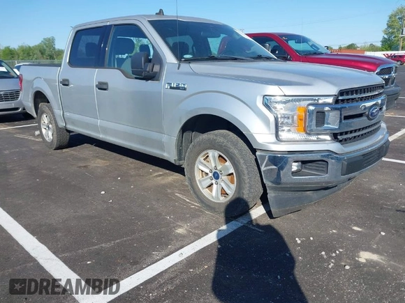 2019 Ford F-150 XL with VIN 1FTEW1C54KKC55212, listed as a IAAI auction lot 42025872 with 143,485 mi miles and . Bid and sale history available at DreamBid. Image 1.