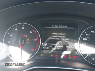 2017 Audi A4 Premium with VIN WAUGNAF4XHN014967, listed as a IAAI auction lot 41571970 with 123,627 mi miles. Bid and sale history available at carsss.com. Image 7.