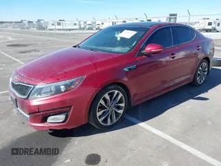 2015 Kia Optima SX Turbo with VIN 5XXGR4A64FG396164, listed as a IAAI auction lot 41682721 with 143,420 mi miles. Bid and sale history available at carsss.com. Image 18.