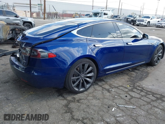2016 Tesla Model S 90D with VIN 5YJSA1E22GF154873, listed as a IAAI auction lot 41950274 with 82,649 mi miles and . Bid and sale history available at DreamBid. Image 4.