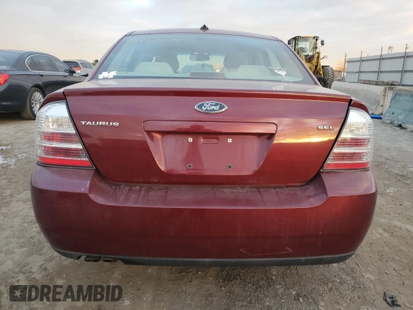 2008 Ford Taurus SEL with VIN 1FAHP24W68G157291, listed as a Copart auction lot 83709044 with 127,366 mi miles and Salvage Title. Bid and sale history available at carsss.com. Image 6.