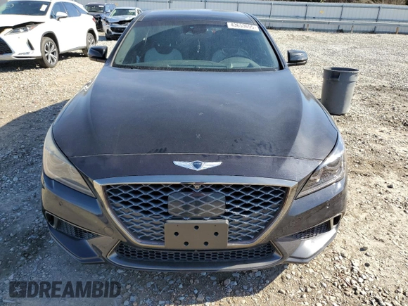 2018 Genesis G80 Sport с VIN KMHGN4JB3JU243539, выставлен на аукционе Copart как лот 43653695 с пробегом 81 008 миль миль и Списание • Salvage title. История ставок и продаж доступна на DreamBid. Изображение 5.
