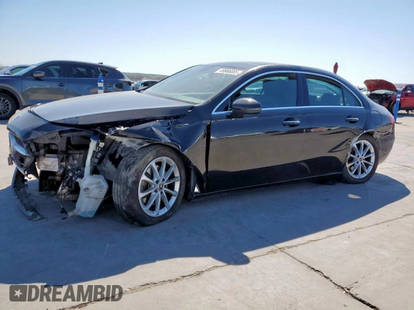 2019 Mercedes-Benz A 220 with VIN WDD3G4EBXKW035273, listed as a Copart auction lot 49986085 with 80,045 mi miles and Salvage Title. Bid and sale history available at DreamBid. Image 1.