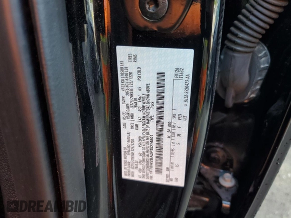 2023 Ford F-250 XL z VIN 1FT8W2BA2PED14801, wystawiony jako Copart lot #58528735 z przebiegiem 9 302 mil mil oraz Szkoda całkowita • Salvage title. Historia ofert i sprzedaży dostępna na DreamBid. Obrazek 12.