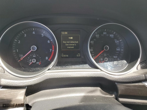 2018 Volkswagen Passat 2.0T SE with VIN 1VWBA7A3XJC011754, listed as a Copart auction lot 53998035 with 57,816 mi miles and Clean Title. Bid and sale history available at carsss.com. Image 9.