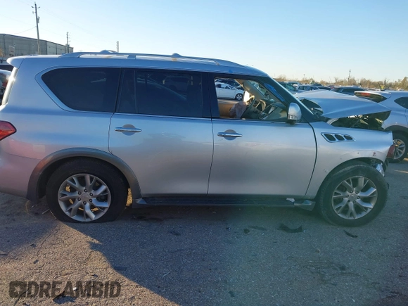 2013 Infiniti QX56 with VIN JN8AZ2NE8D9061533, listed as a IAAI auction lot 41260093 with 135,003 mi miles and . Bid and sale history available at DreamBid. Image 12.