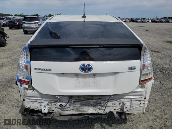 2010 Toyota Prius Four with VIN JTDKN3DU9A1249921, listed as a Copart auction lot 52792615 with 146,099 mi miles and Salvage Title. Bid and sale history available at DreamBid. Image 6.