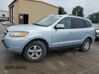 2007 Hyundai Santa Fe GLS with VIN 5NMSG73D17H043400, listed as a Copart auction lot 62981125 with 212,079 mi miles and Salvage title. Bid and sale history available at DreamBid. Image 1.