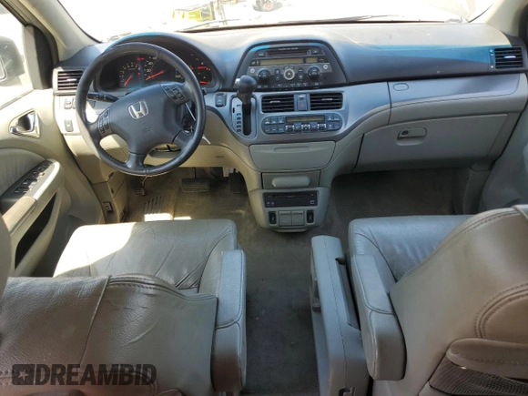 2007 Honda Odyssey EX-L with VIN 5FNRL38797B456625, listed as a Copart auction lot 53983345 with 120,692 mi miles and Salvage Title. Bid and sale history available at carsss.com. Image 8.