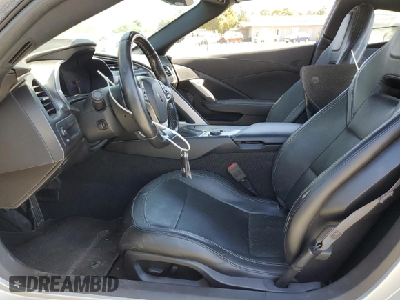 2017 Chevrolet Corvette 1LT with VIN 1G1YB2D77H5109076, listed as a Copart auction lot 62728585 with 97,910 mi miles and Salvage title. Bid and sale history available at DreamBid. Image 7.