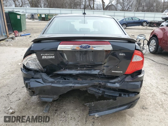2011 Ford Fusion SEL with VIN 3FAHP0JG4BR113470, listed as a Copart auction lot 51206815 with 169,992 mi miles and Non Repairable. Bid and sale history available at carsss.com. Image 6.