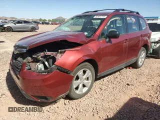 2016 Subaru Forester 2.5i with VIN JF2SJABC8GH545136, listed as a Copart auction lot 62401745 with 104,528 mi miles and Salvage title. Bid and sale history available at DreamBid. Image 1.
