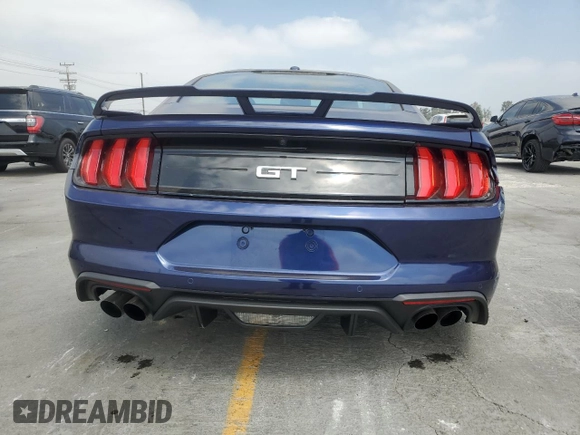 2019 Ford Mustang GT with VIN 1FA6P8CF5K5188157, listed as a Copart auction lot 62014865 with 14,346 mi miles and Salvage title. Bid and sale history available at DreamBid. Image 6.