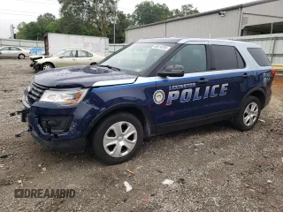 2017 Ford Police Interceptor Utility z VIN 1FM5K8AR8HGA36853, wystawiony jako Copart lot #60614205 z przebiegiem 97 650 mil mil oraz Szkoda całkowita • Salvage title. Historia ofert i sprzedaży dostępna na DreamBid. Obrazek 1.