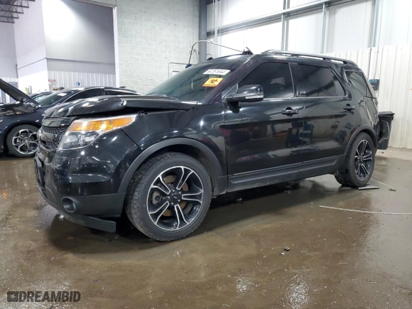 2015 Ford Explorer Sport with VIN 1FM5K8GT8FGB22633, listed as a Copart auction lot 60261644 with 107,797 mi miles and Non Repairable. Bid and sale history available at carsss.com. Image 1.