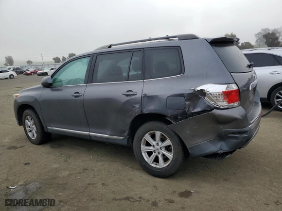2013 Toyota Highlander with VIN 5TDZK3EH9DS136938, listed as a Copart auction lot 42528195 with 162,545 mi miles and Salvage Title. Bid and sale history available at carsss.com. Image 2.