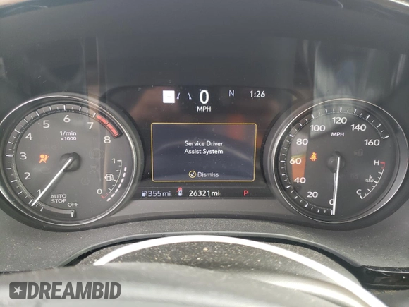 2023 Cadillac XT6 Premium Luxury with VIN 1GYKPERS0PZ179033, listed as a Copart auction lot 42853465 with 26,321 mi miles and Salvage Title. Bid and sale history available at DreamBid. Image 9.