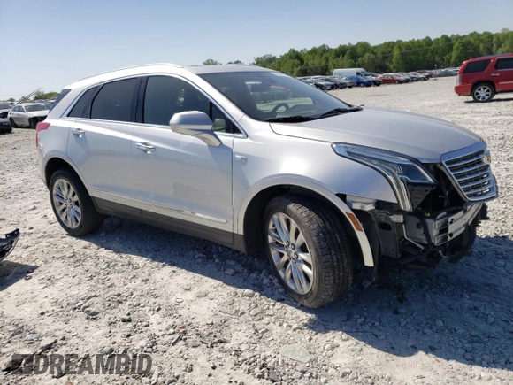 2017 Cadillac XT5 Platinum AWD with VIN 1GYKNFRS6HZ252130, listed as a Copart auction lot 52923025 with 58,046 mi miles and Salvage Title. Bid and sale history available at carsss.com. Image 4.