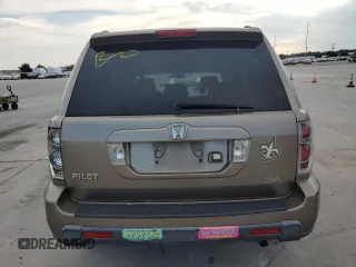 2008 Honda Pilot EX-L with VIN 5FNYF28708B014444, listed as a Copart auction lot 71111834 with 207,574 mi miles and Salvage Title. Bid and sale history available at DreamBid. Image 6.