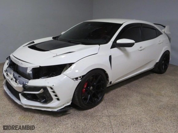 2021 Honda Civic Type R Touring with VIN SHHFK8G7XMU202386, listed as a Copart auction lot 74285874 with 27,902 mi miles and Salvage Title. Bid and sale history available at carsss.com. Image 2.