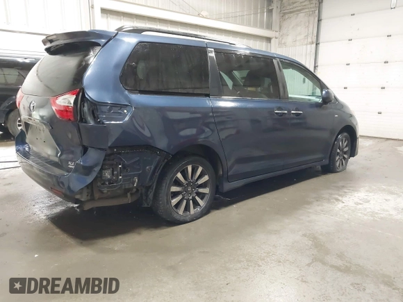 2018 Toyota Sienna XLE with VIN 5TDDZ3DC5JS198019, listed as a IAAI auction lot 42359536 with 56,224 mi miles and . Bid and sale history available at DreamBid. Image 4.