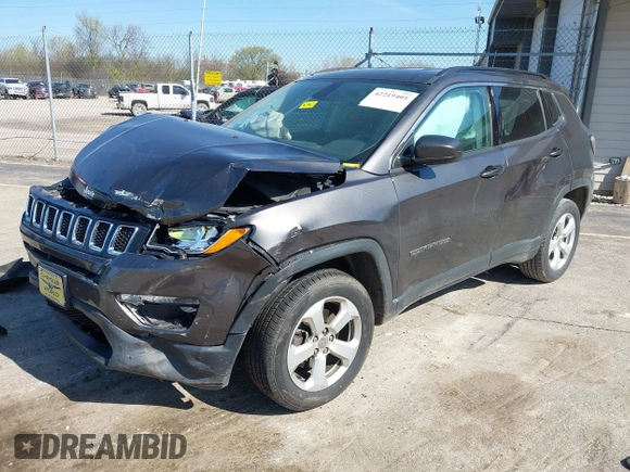 2018 Jeep Compass Altitude with VIN 3C4NJDBB6JT239565, listed as a IAAI auction lot 42219401 with 85,013 mi miles and . Bid and sale history available at DreamBid. Image 17.