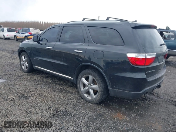 2013 Dodge Durango Citadel with VIN 1C4SDHET9DC510172, listed as a IAAI auction lot 41829385 with 133,710 mi miles and . Bid and sale history available at carsss.com. Image 3.
