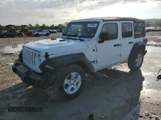 2022 Jeep Wrangler Unlimited Sport with VIN 1C4HJXDNXNW132525, listed as a Copart auction lot 72717044 with 23,215 mi miles and Salvage Title. Bid and sale history available at DreamBid. Image 1.