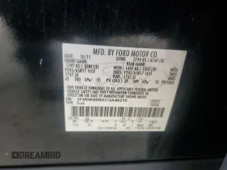 2012 Ford Explorer с VIN 1FMHK8B8XCGA46215, выставлен на аукционе Copart как лот 61548025 с пробегом 208 959 миль миль и Чистый • Clean title. История ставок и продаж доступна на DreamBid. Изображение 14.