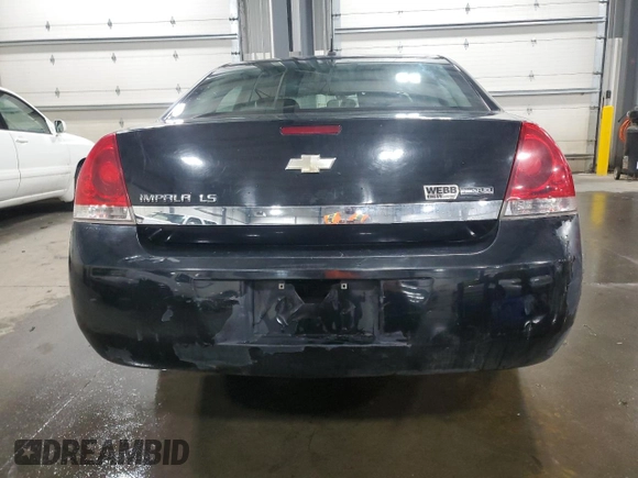 2008 Chevrolet Impala LS with VIN 2G1WB58K589229968, listed as a Copart auction lot 53893435 with 183,354 mi miles and Non Repairable. Bid and sale history available at DreamBid. Image 6.
